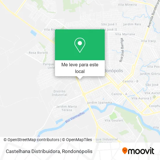 Castelhana Distribuidora mapa
