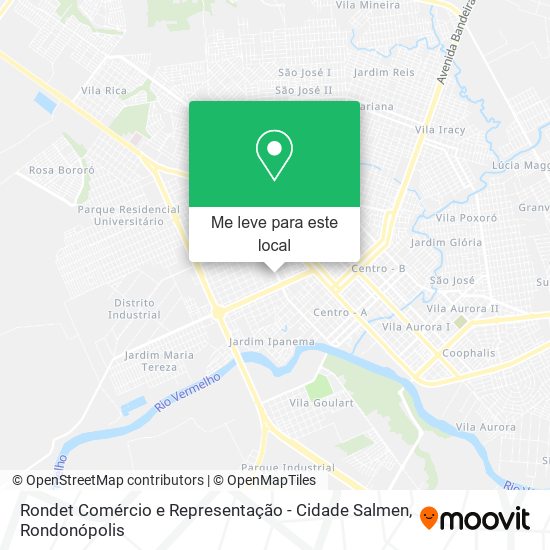 Rondet Comércio e Representação - Cidade Salmen mapa