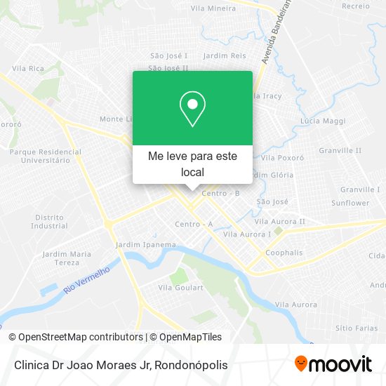 Clinica Dr Joao Moraes Jr mapa
