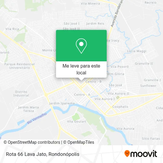 Rota 66 Lava Jato mapa