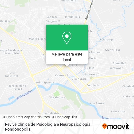 Revive Clinica de Psicologia e Neuropsicologia mapa