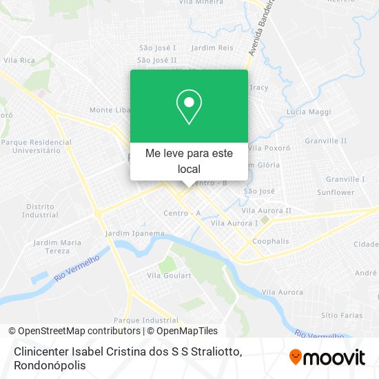 Clinicenter Isabel Cristina dos S S Straliotto mapa