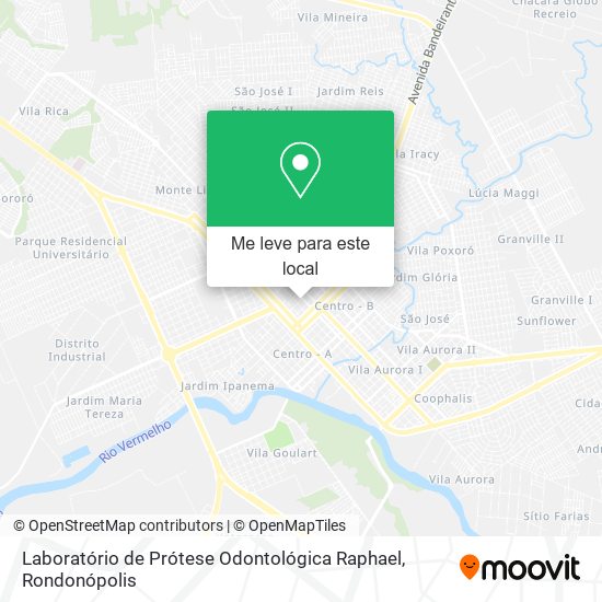 Laboratório de Prótese Odontológica Raphael mapa