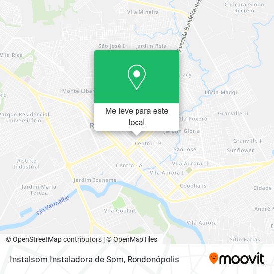 Instalsom Instaladora de Som mapa