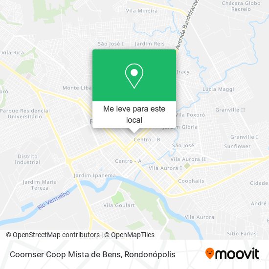 Coomser Coop Mista de Bens mapa