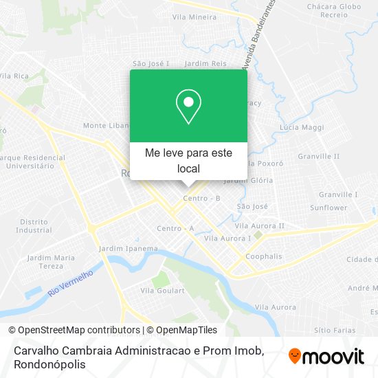 Carvalho Cambraia Administracao e Prom Imob mapa
