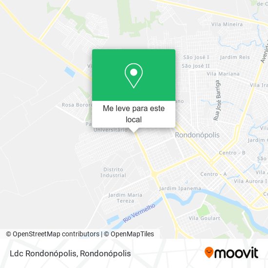 Ldc Rondonópolis mapa