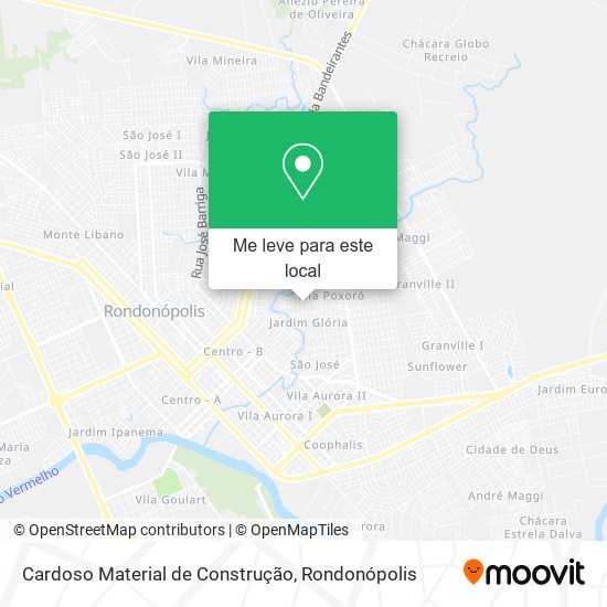 Cardoso Material de Construção mapa
