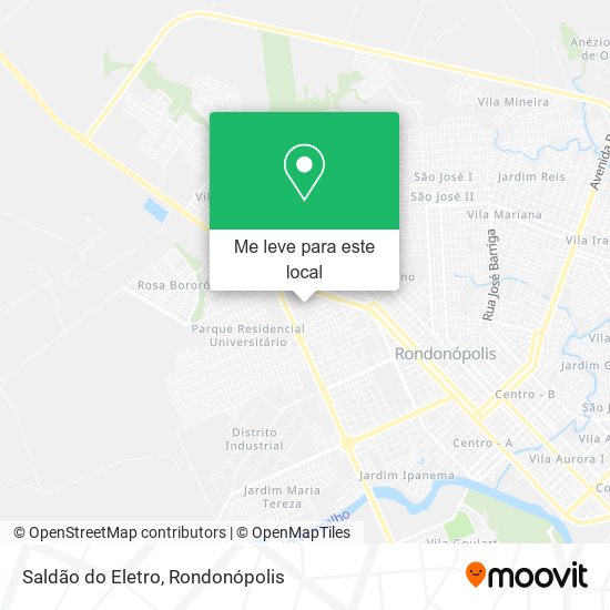 Saldão do Eletro mapa