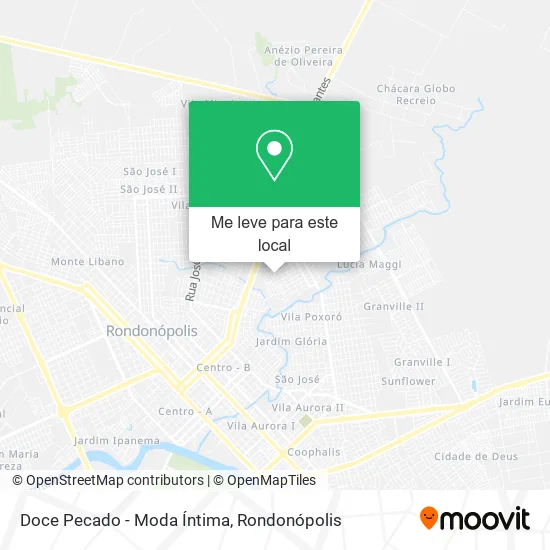 Doce Pecado - Moda Íntima mapa