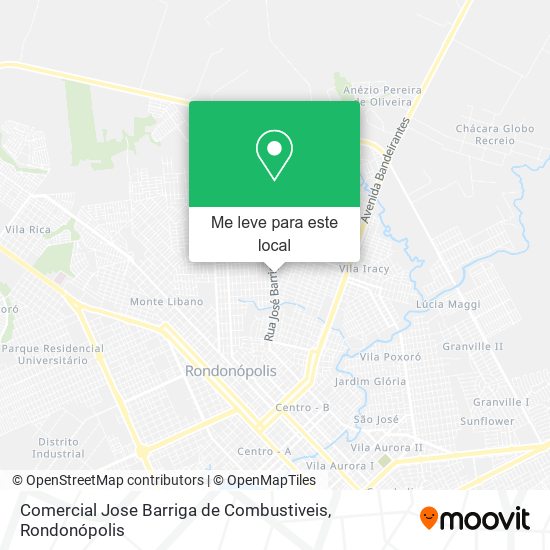 Comercial Jose Barriga de Combustiveis mapa
