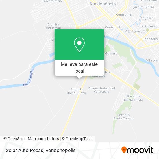 Solar Auto Pecas mapa