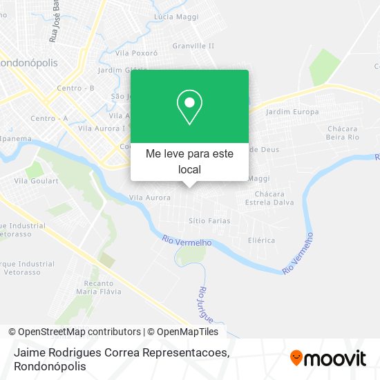 Jaime Rodrigues Correa Representacoes mapa