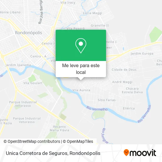 Unica Corretora de Seguros mapa