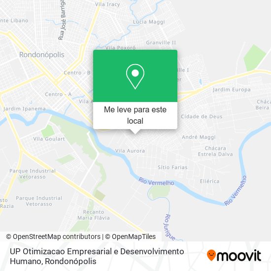 UP Otimizacao Empresarial e Desenvolvimento Humano mapa