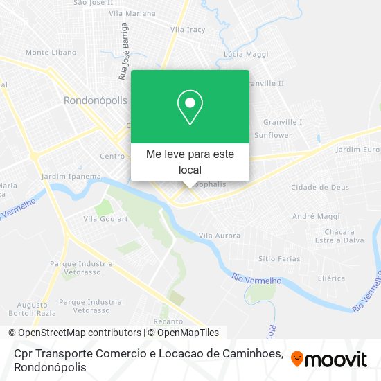 Cpr Transporte Comercio e Locacao de Caminhoes mapa