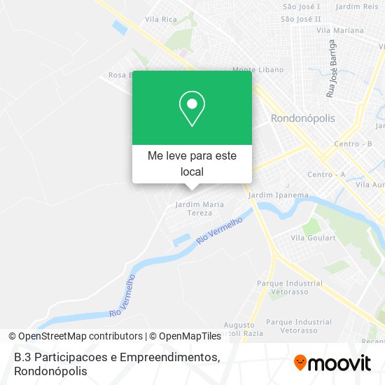 B.3 Participacoes e Empreendimentos mapa