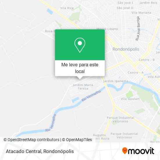 Atacado Central mapa