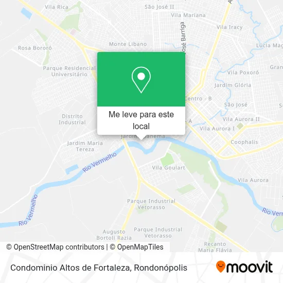 Condominio Altos de Fortaleza mapa
