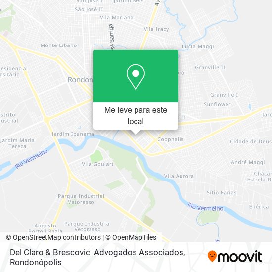 Del Claro & Brescovici Advogados Associados mapa