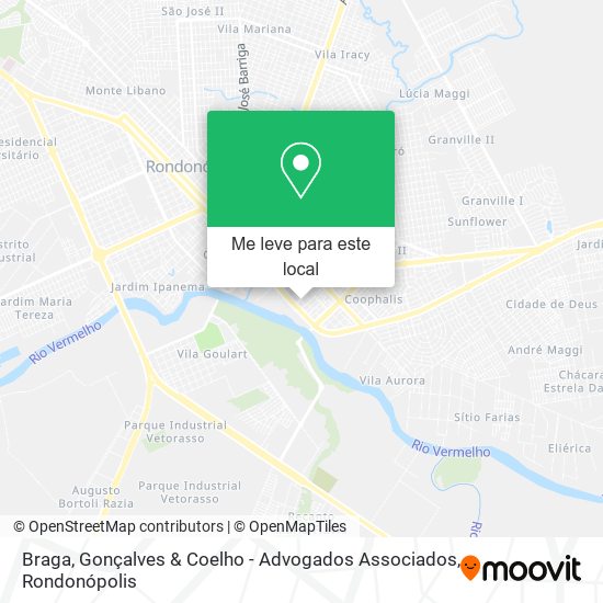 Braga, Gonçalves & Coelho - Advogados Associados mapa