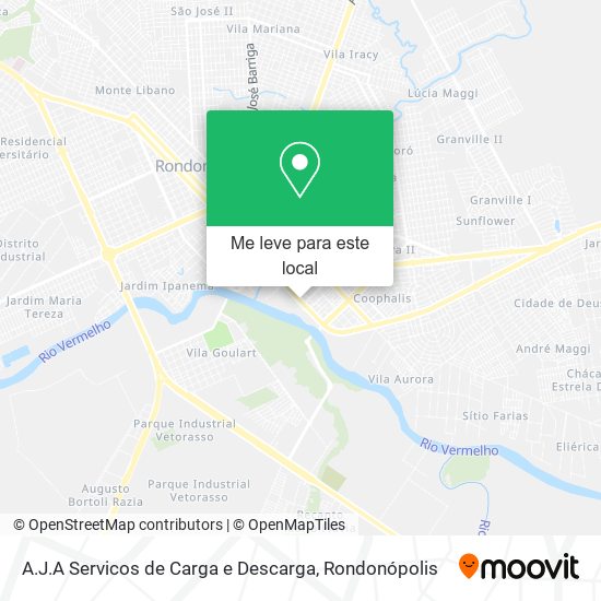 A.J.A Servicos de Carga e Descarga mapa