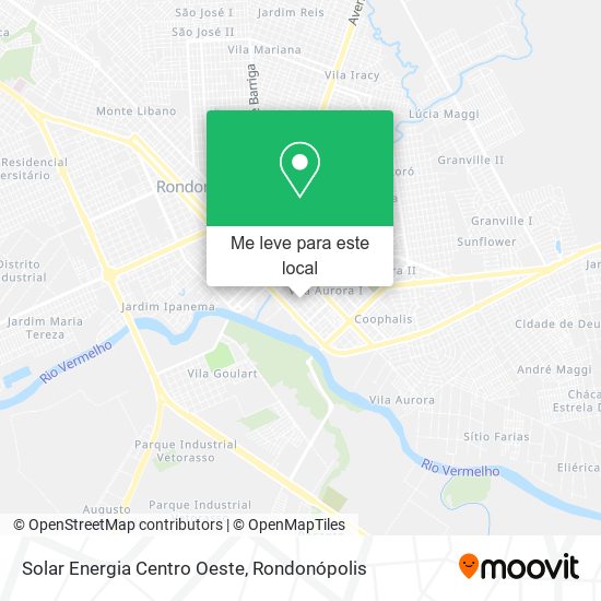 Solar Energia Centro Oeste mapa