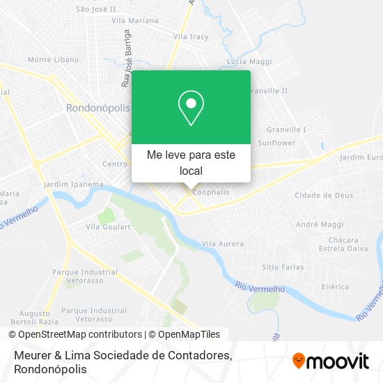 Meurer & Lima Sociedade de Contadores mapa