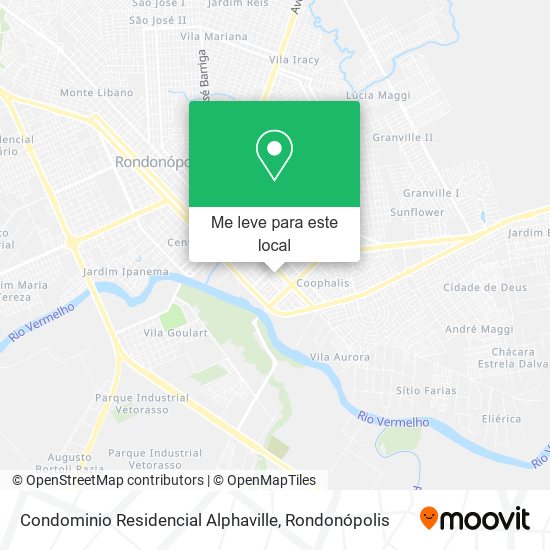 Condominio Residencial Alphaville mapa