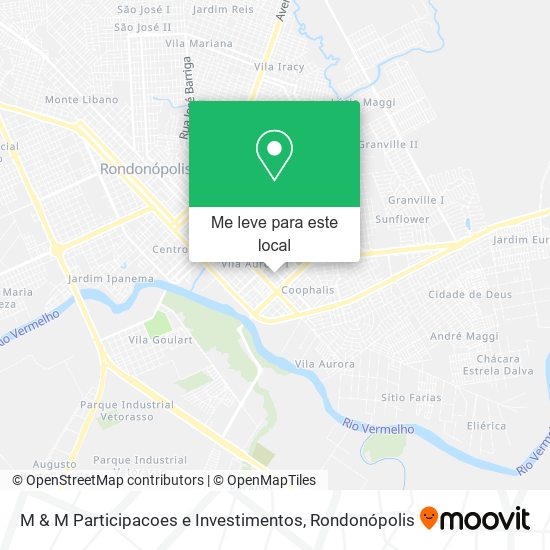 M & M Participacoes e Investimentos mapa