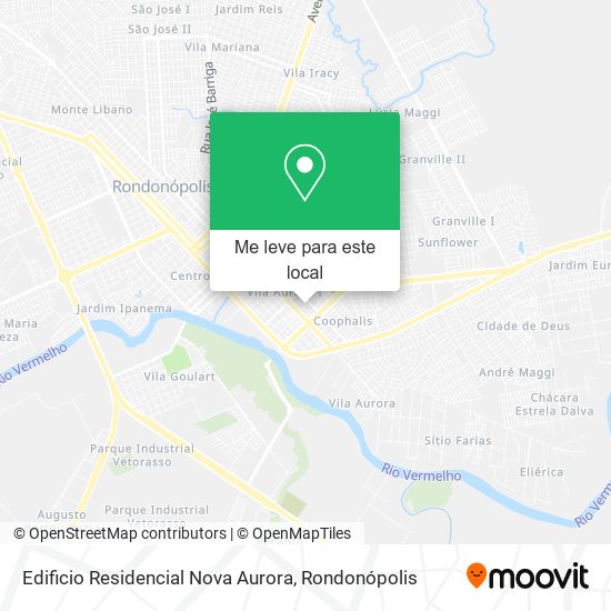 Edificio Residencial Nova Aurora mapa