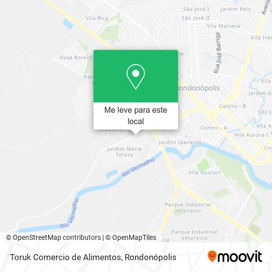 Toruk Comercio de Alimentos mapa