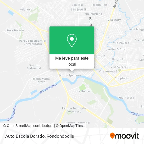 Auto Escola Dorado mapa
