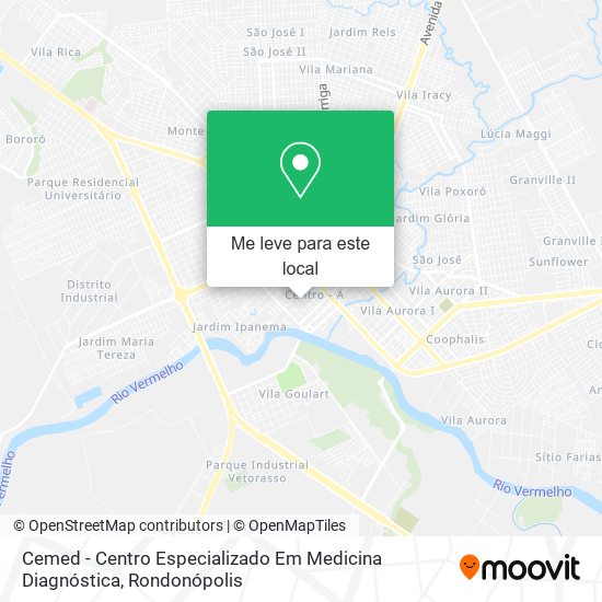 Cemed - Centro Especializado Em Medicina Diagnóstica mapa