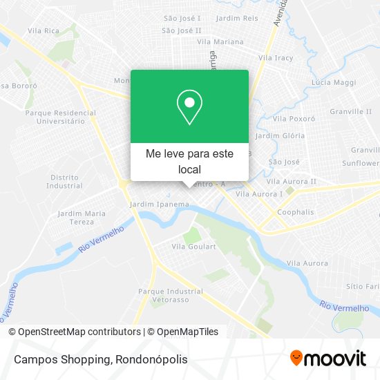 Campos Shopping mapa