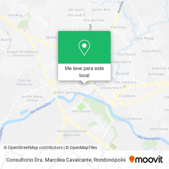 Consultorio Dra. Marcilea Cavalcante mapa