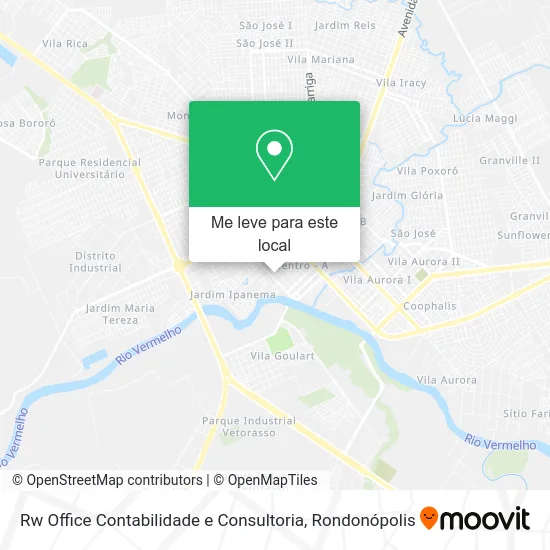 Rw Office Contabilidade e Consultoria mapa