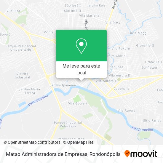 Matao Administradora de Empresas mapa