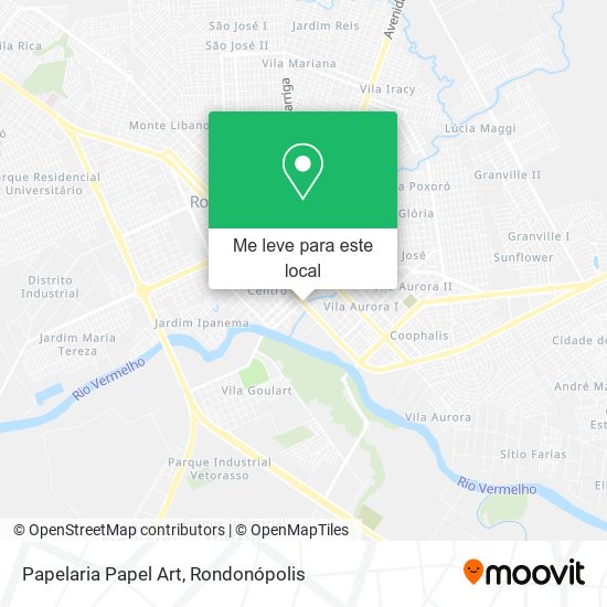 Papelaria Papel Art mapa