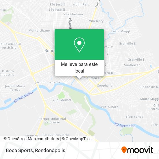 Boca Sports mapa