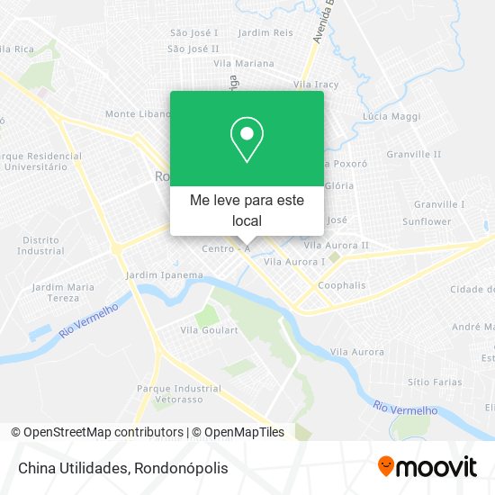 China Utilidades mapa