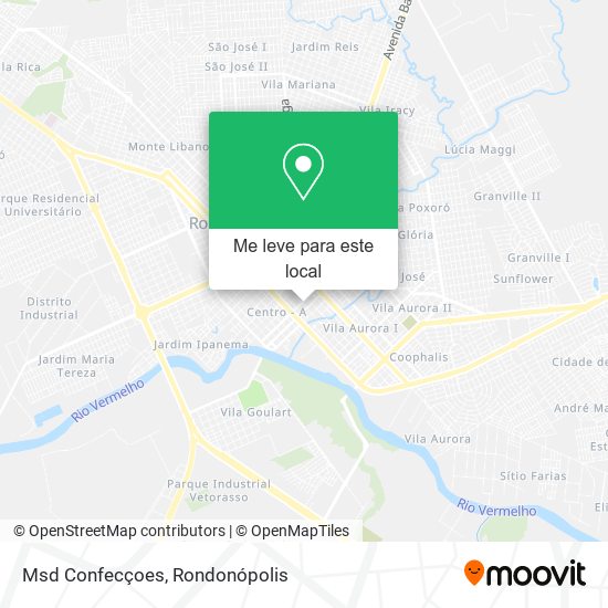 Msd Confecçoes mapa