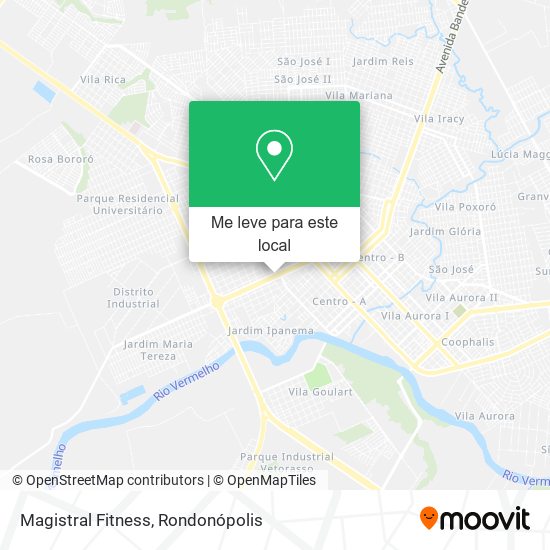 Magistral Fitness mapa