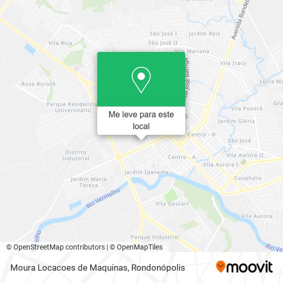 Moura Locacoes de Maquinas mapa