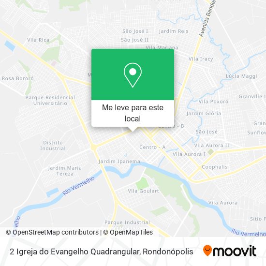 2 Igreja do Evangelho Quadrangular mapa