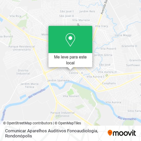 Comunicar Aparelhos Auditivos Fonoaudiologia mapa