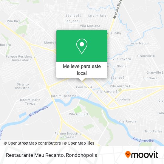 Restaurante Meu Recanto mapa