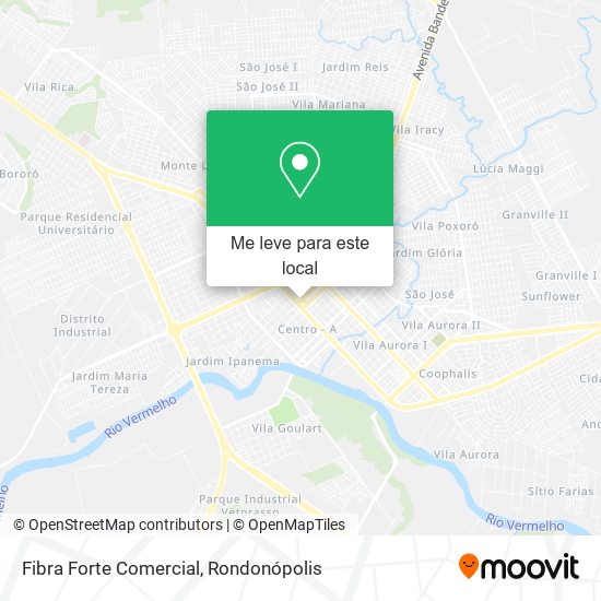 Fibra Forte Comercial mapa