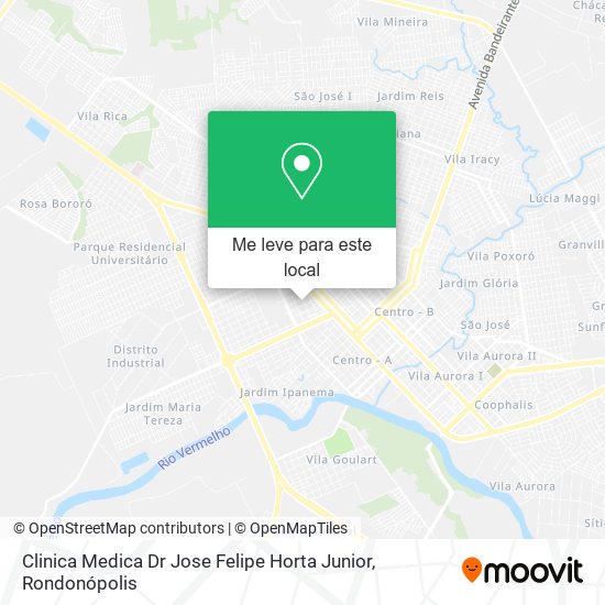 Clinica Medica Dr Jose Felipe Horta Junior mapa