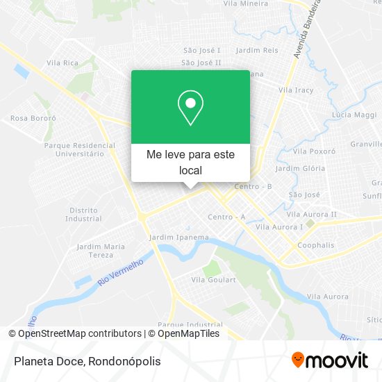 Planeta Doce mapa